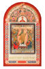 Праздничная продукция Набор церковный с иконой 6х9 двойное тиснение, блистерная упаковка,Воскресение Христово Животворящая