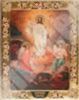 Икона Воскресение Христово 3 на деревянном планшете 6х9 двойное тиснение, аннотация, упаковка, ярлык церковная