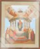 Икона Семистолпная Божья матерь Богородица на оргалите №1 11х13 двойное тиснение домашняя