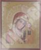 Икона Казанская Иерусалимская Божья матерь Богородица на оргалите №1 11х13 тиснение русская