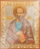 Икона Павел Апостол на деревянном планшете 6х9 двойное тиснение, аннотация, упаковка, ярлык церковно славянская