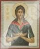 Икона Алексий-человек Божий 3 на деревянном планшете 6х9 двойное тиснение, аннотация, упаковка, ярлык в церковь