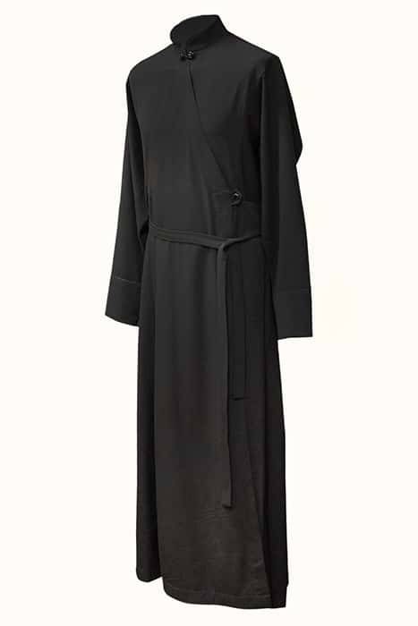 Подрясник греческий, размер 48/170 черный, ткань костюмная